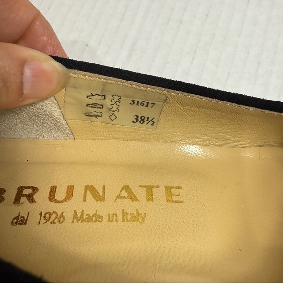 Brunate dal 1926 Made in Italy Black Women's Shoes Size 381/2 - Picture 4 of 11